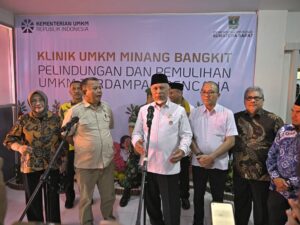 Pemulihan Ekonomi Pascabencana di Sumbar, Pemerintah Resmikan Klinik UMKM Minang Bangkit