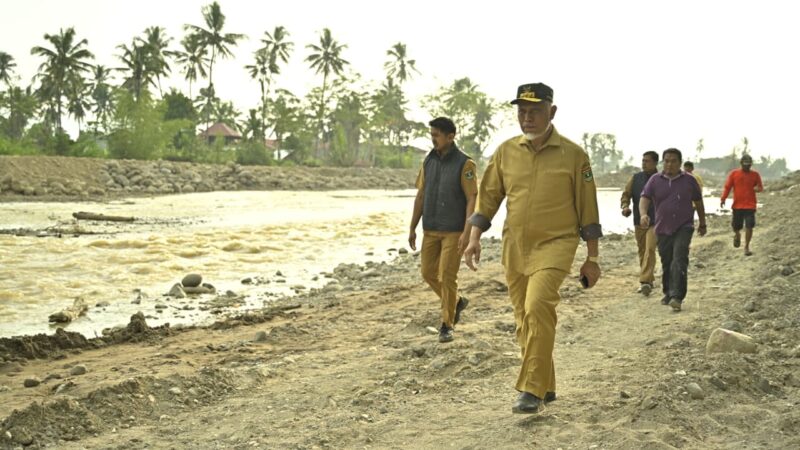 Krisis Air Bersih di Padang, Gubernur Sumbar Tinjau Pembenahan Sungai Gunung Nago