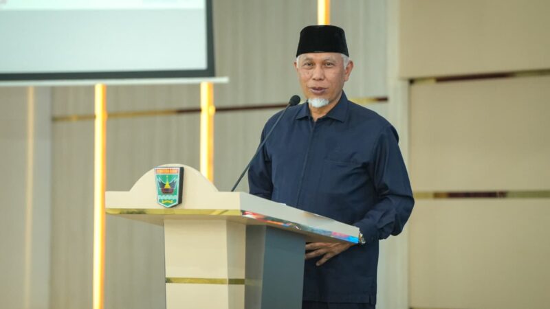 Gubernur Mahyeldi Ingatkan Pentingnya Penanganan Bencana Sumbar Lebih Terintegrasi