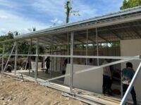 BNPB mempercepat pembangunan hunian sementara (huntara) yang berlokasi di Nagari Anduring, Kecamatan Asam Pulau, Kabupaten Padang Pariaman.