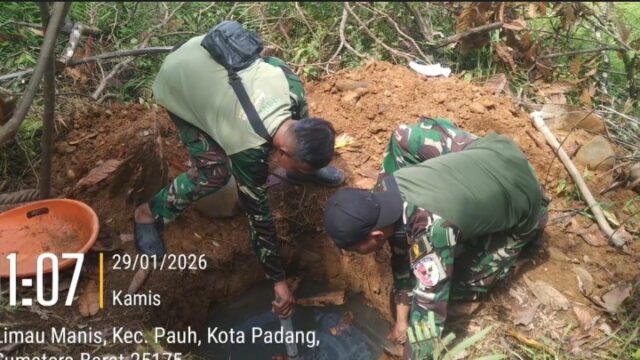 Penyediaan sumber air bersih bagi masyarakat terdampak bencana alam di Sumatra Barat terus menunjukkan kemajuan. Pembuatan sumur bor