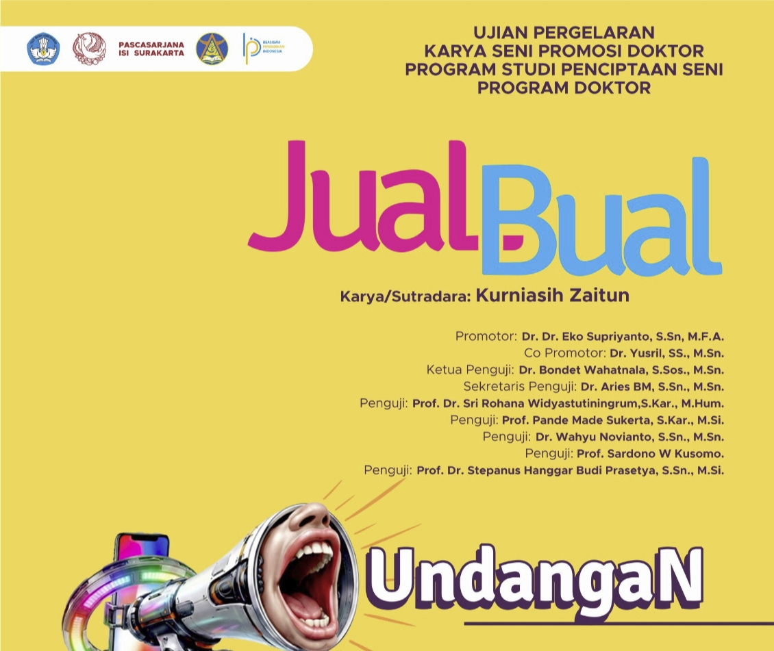 Kurniasih Zaitun Promosi Doktor Lewat Teater ‘Jual Bual’ di ISI Surakarta