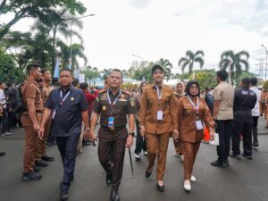 Bupati Dharmasraya Annisa Suci Ramadhani menghadiri Rapat Koordinasi Nasional (Rakornas) Penyelenggaraan Pemerintah Pusat dan Pemerintah
