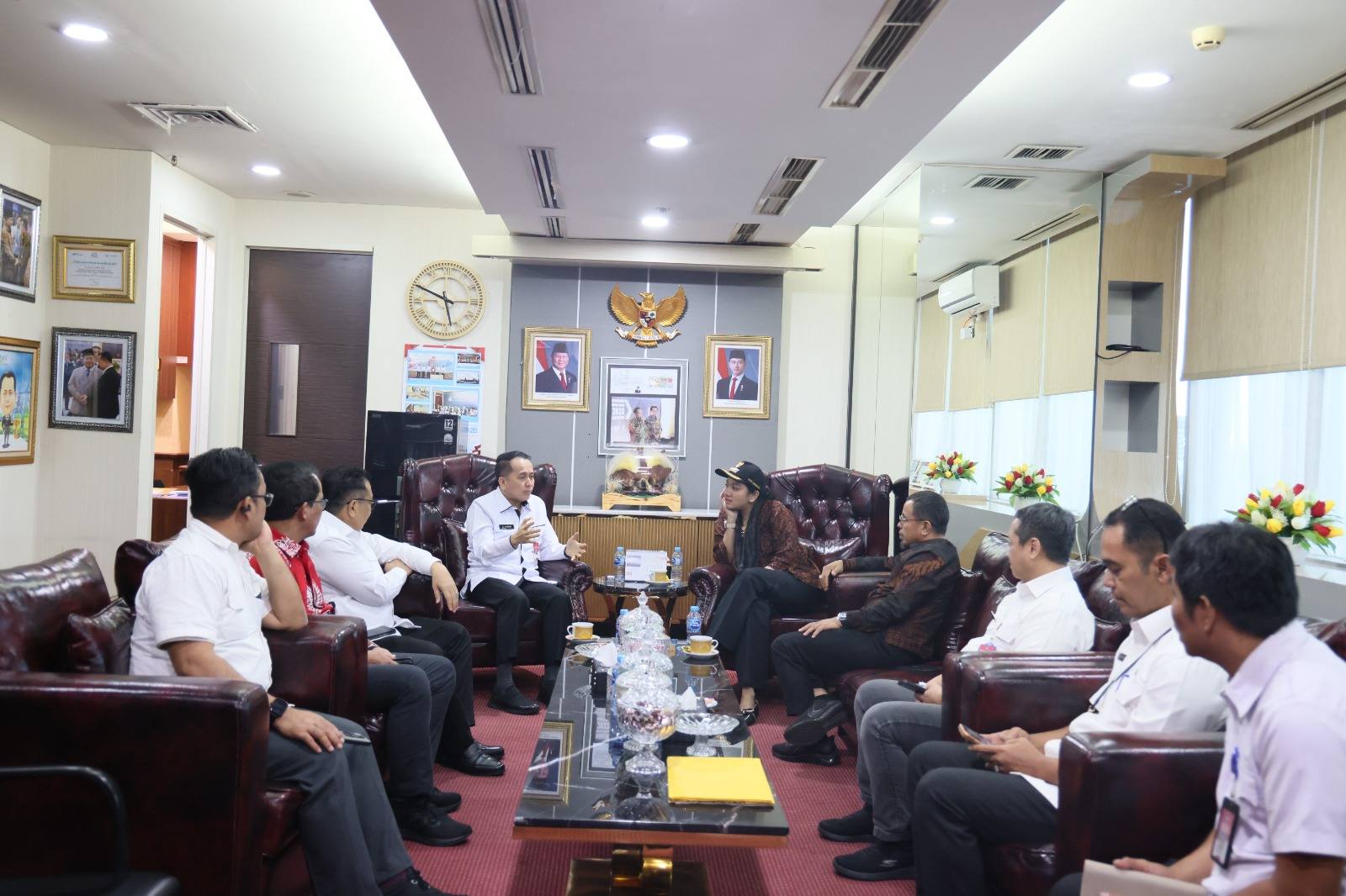 Bupati Dharmasraya Kunjungi Kemendagri, Tindak Lanjuti Dokumen Perencanaan Pendirian BUMD