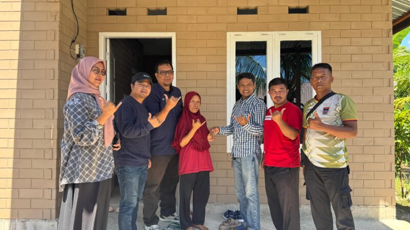 Dibangun dengan Sepablock PT Semen Padang: Warga Koto Lalang Terima Rumah Layak Huni
