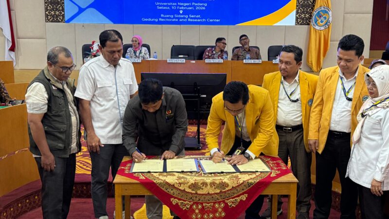 KONI Sumbar Teken MoU dengan UNP, Perkuat Sinergi Olahraga dan Akademik