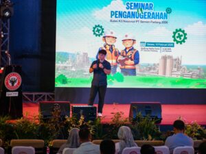 Pesan Matias Ibo di Bulan K3 Semen Padang: Latihan Fisik Tak Harus Berat, Tapi Konsisten