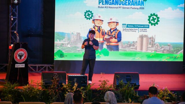 Pesan Matias Ibo di Bulan K3 Semen Padang: Latihan Fisik Tak Harus Berat, Tapi Konsisten