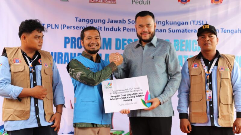 Resmikan Kampung Siaga Bencana di Ulak Karang Selatan, Wako Padang Apresiasi PLN