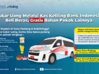 Layanan Kas Keliling, BI dan Bulog Sumbar Sediakan Beras Murah dan Bonus Minyak Goreng