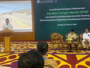 BI dan Bulog Sumbar Gelar GPM Serentak di 104 Kelurahan se Kota Padang