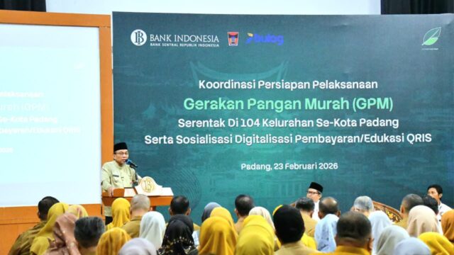 Pemko Padang Dukung Penuh Gerakan Pasar Murah Serentak di 104 Kelurahan