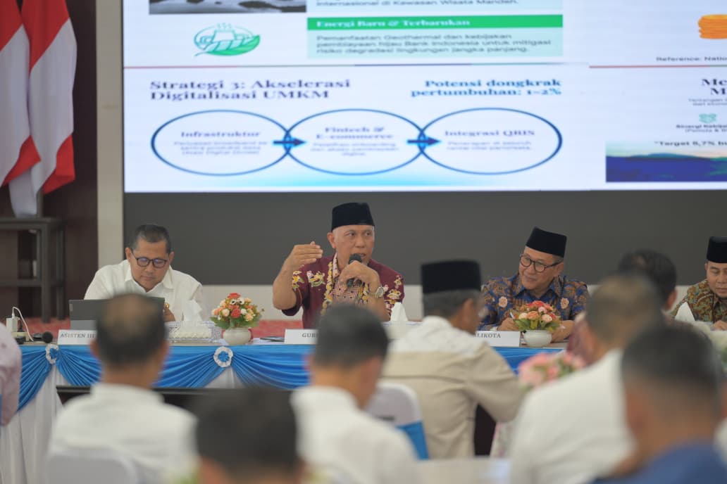 Pemprov Sumbar dan Pemko Bukittinggi Sinkronkan Program Dorong Percepatan Pembangunan Daerah