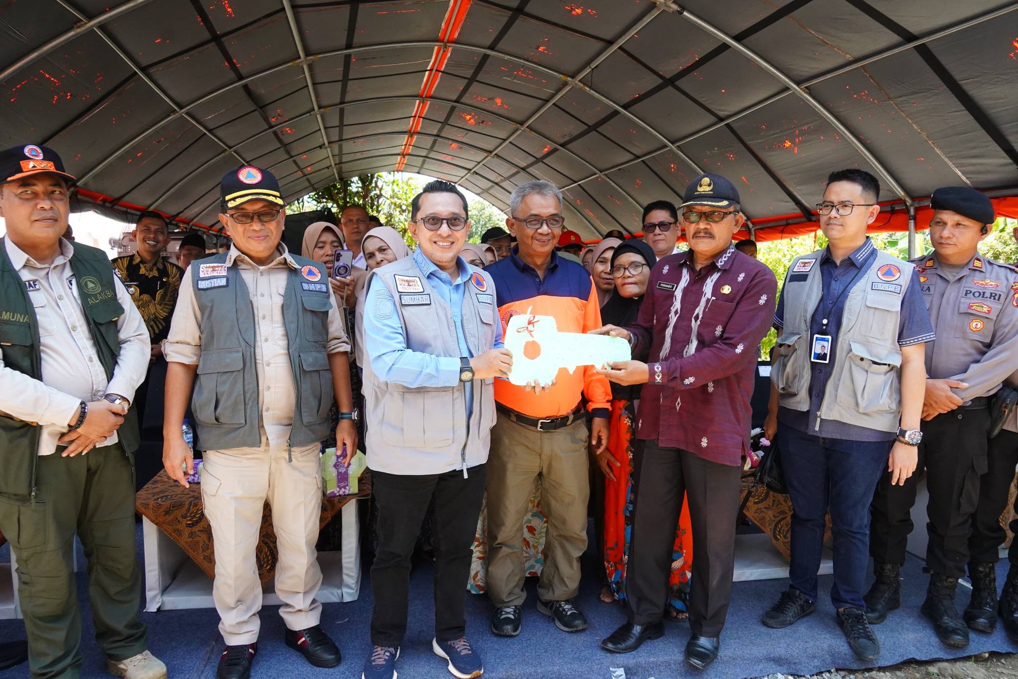 62 Unit Huntara di Tanah Datar Selesai Dibangun, 4 Tahap Pengerjaan