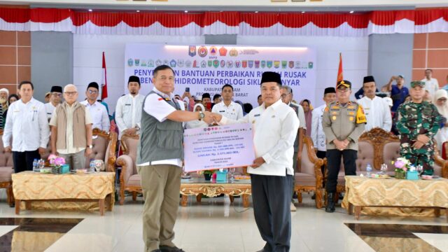 Agam Dapat Alokasi Rp.2,4 M Untuk 112 KK untuk Bantuan Perbaikan Rumah Terdampak Bencana Tahap I