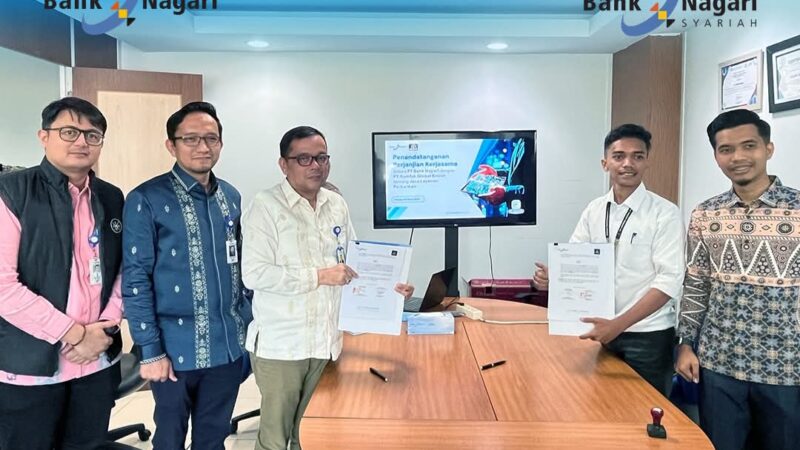 Bank Nagari dan PT Komfak Global Bricon Jalin Kerja Sama Layanan Perbankan