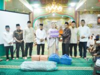 Tim 1 Safari Ramadhan 1447 H yang terdiri Bupati Dharmasraya Annisa Suci Ramadhani bersama unsur Forkopimda dan anggota DPRD Dharmasraya