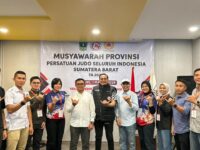 Komit Majukan Judo, Ari Irpendi Terpilih Aklamasi Pimpin PJSI Sumbar