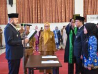 Wako Padang Lantik 4 Pejabat Tinggi Pratama dan 50 Kepala Sekolah