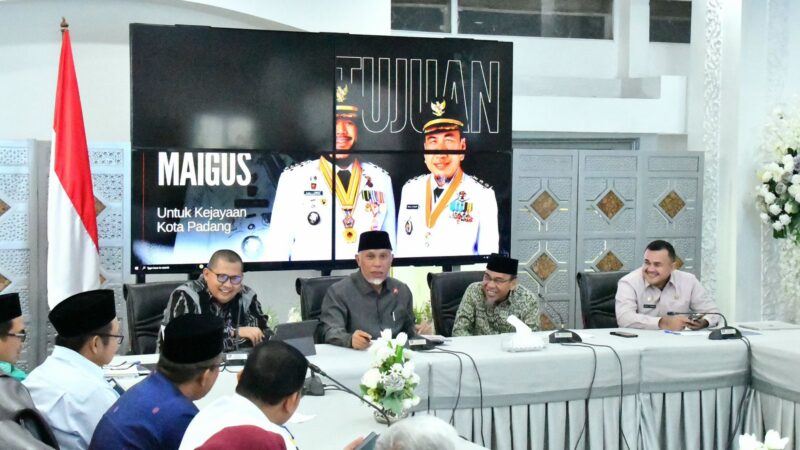 Pemko Padang Perkuat Sinergi dengan Pemprov Sumbar dalam Pemulihan Pascabencana
