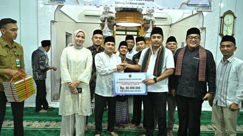 Safari Ramadan di Dharmasraya, Wagub Vasko Puji Kerukunan Masyarakat di Tengah Keberagaman