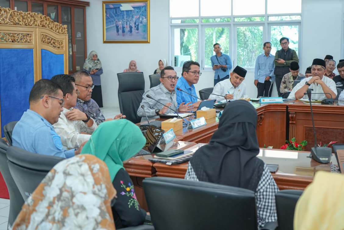 Rakor Percepatan Pemulihan Pascabencana, Bupati Tanah Datar: Banyak Jaringan Irigasi yang Rusak