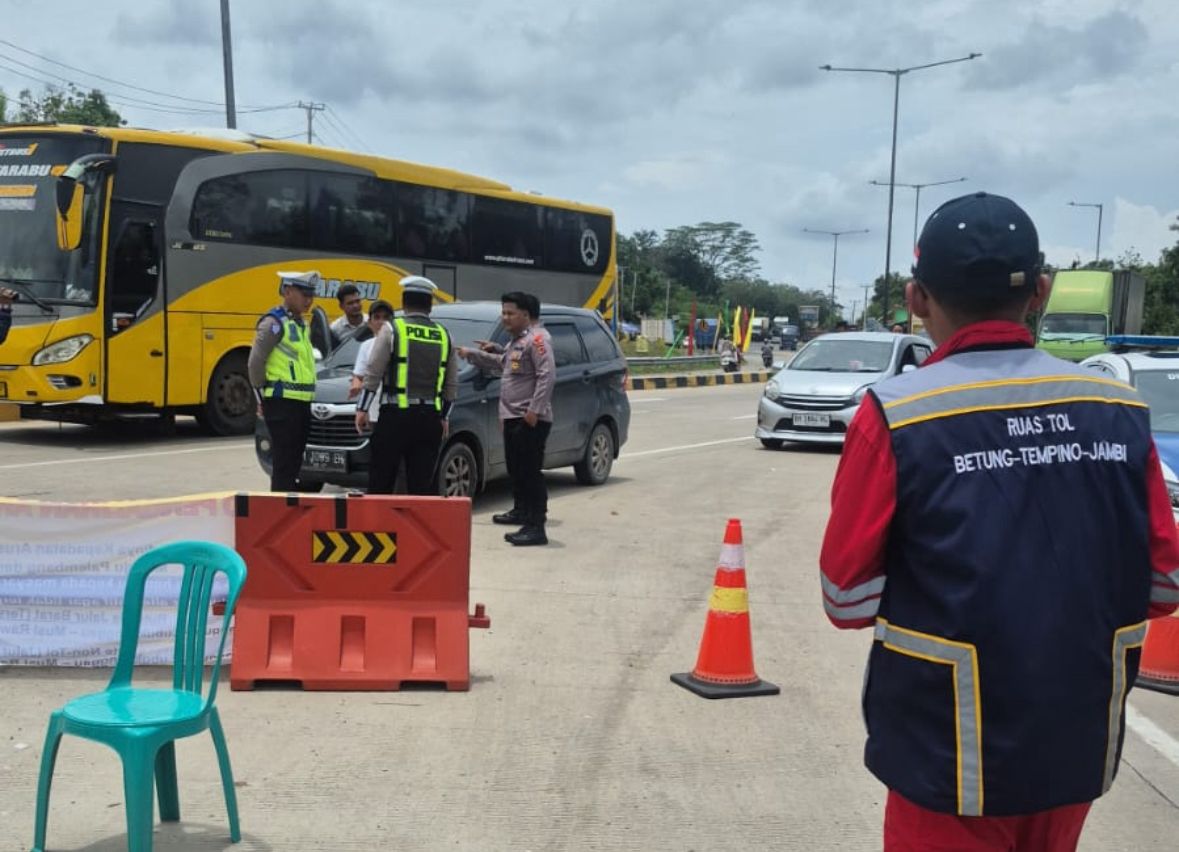 Antisipasi Macet Arus Mudik Jambi–Palembang, Jalur Bayung Lencir Dialihkan ke Lintas Tengah