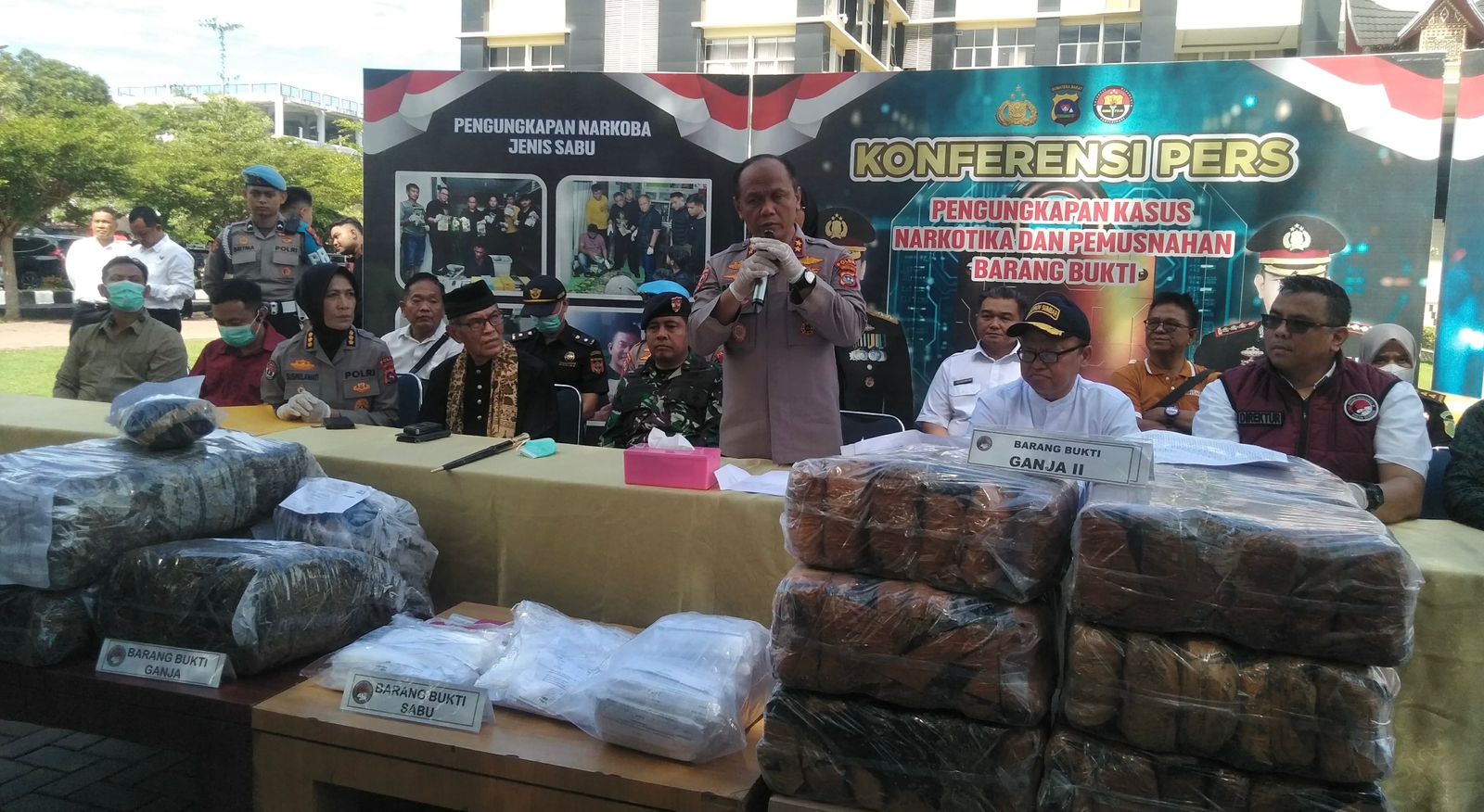 Polda Sumbar Ungkap 7 Kasus Narkoba Selama Maret 2026, Sita 9,9 Kg Sabu