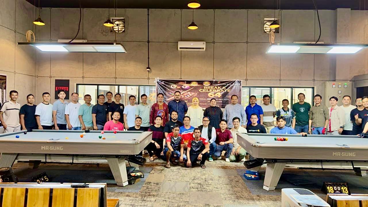 Turnamen Billiard Bank Nagari Perdana di Sumbar Diramaikan 64 Karyawan, Momentum Adu Skill dan Silaturahmi