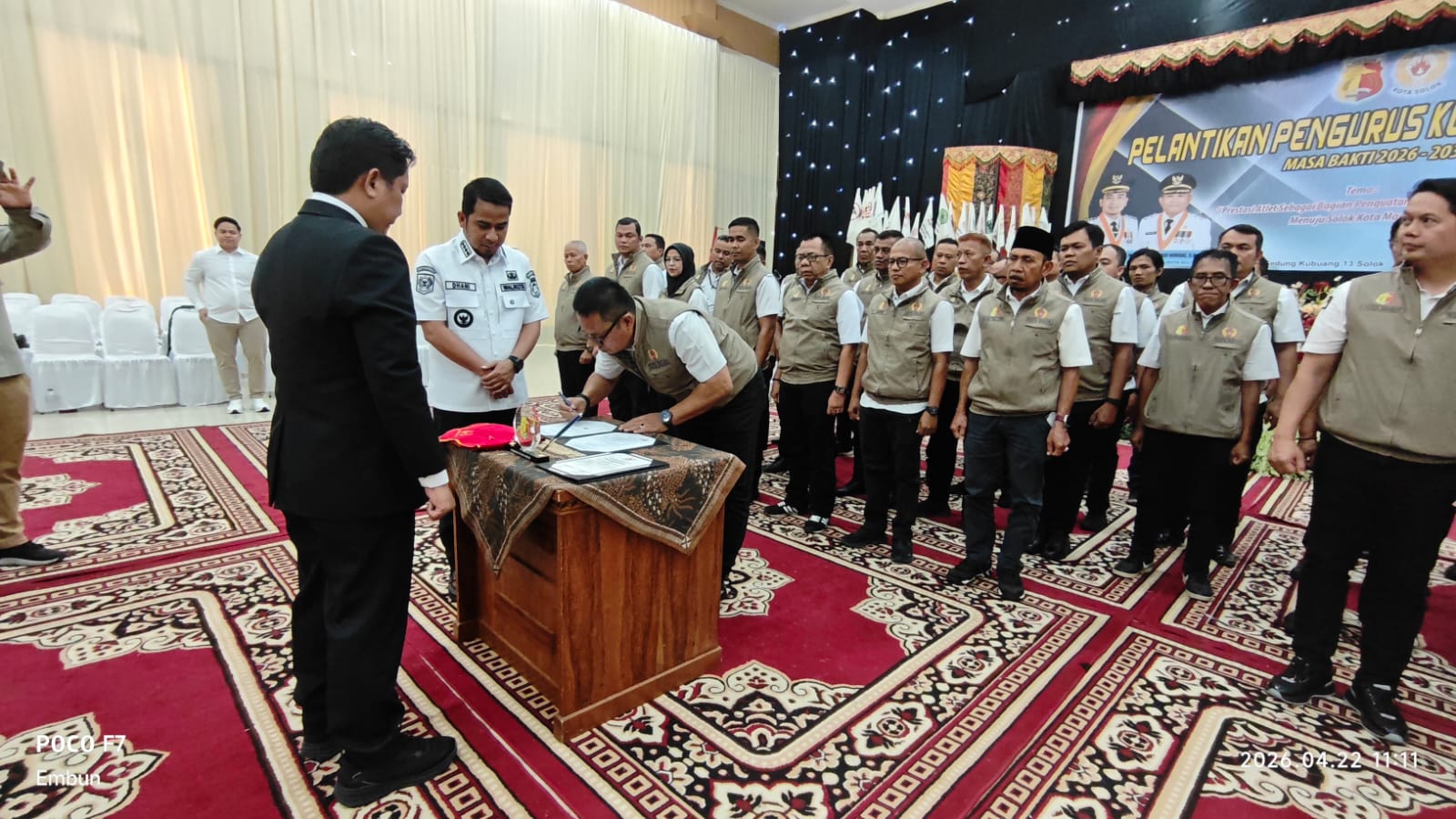 Resmi Dilantik, KONI Kota Solok Bidik 3 Besar Porprov Sumbar 2026