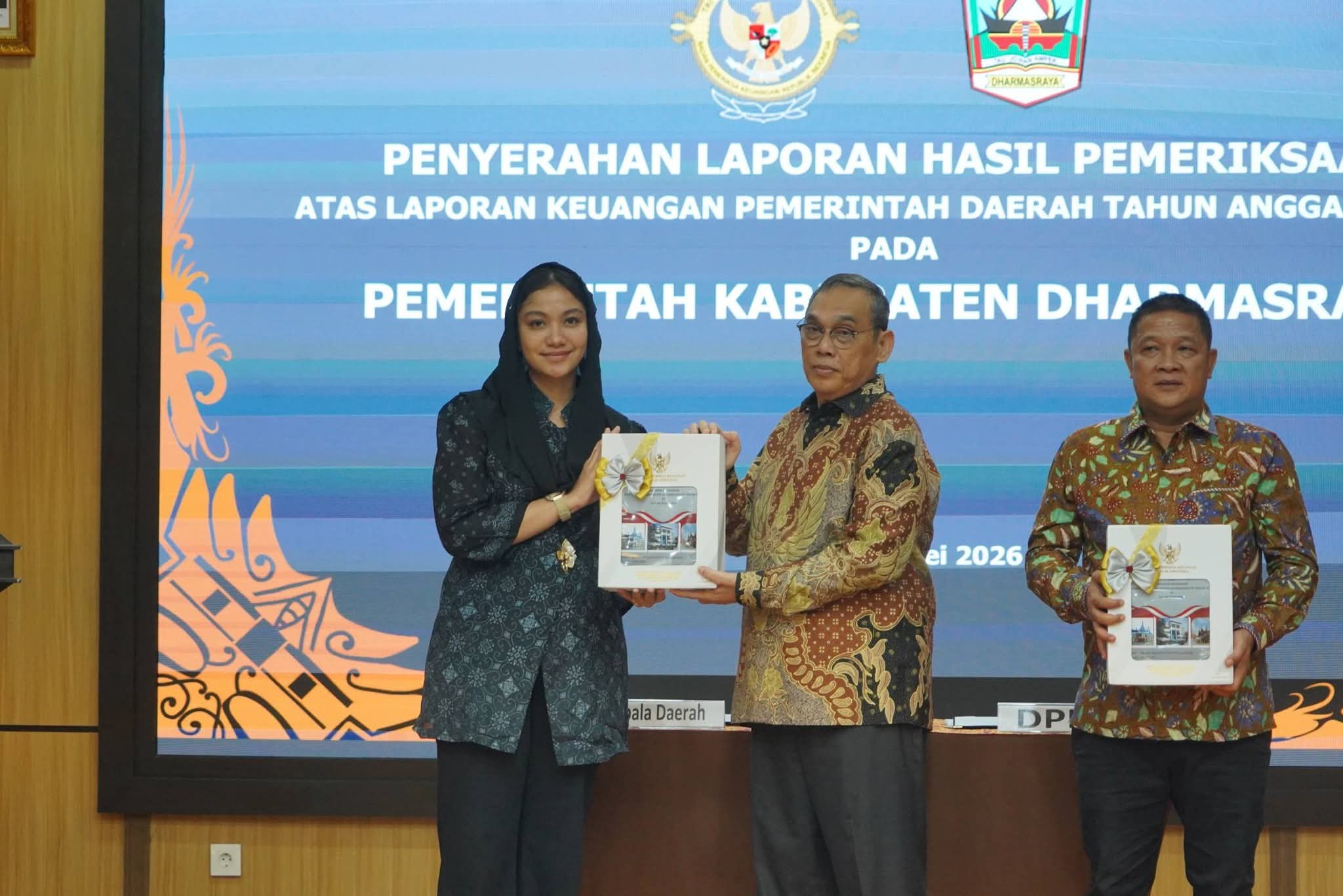 Dharmasraya Raih Opini WTP atas LKPD 2025, Kualitas Pengelolaan Keuangan Meningkat
