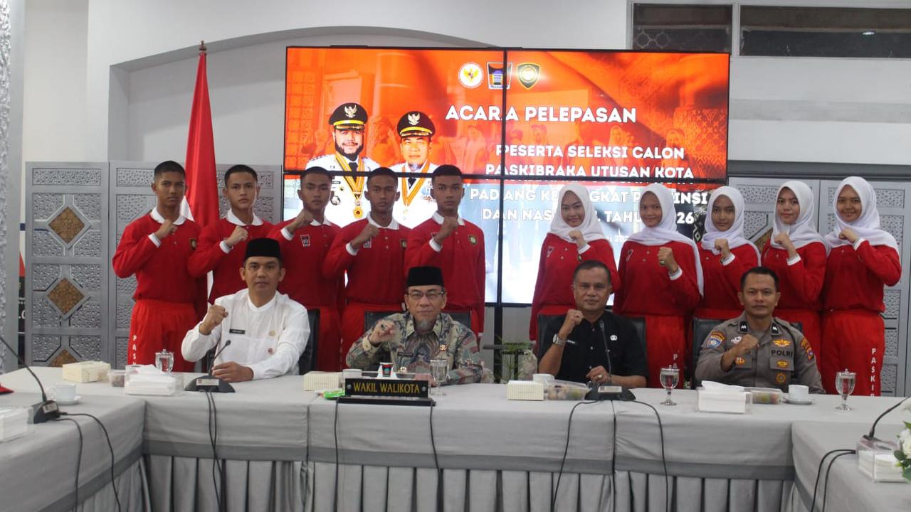 Pemko Padang Kirim 10 Pelajar Ikuti Seleksi Paskibraka Tingkat Provinsi dan Nasional