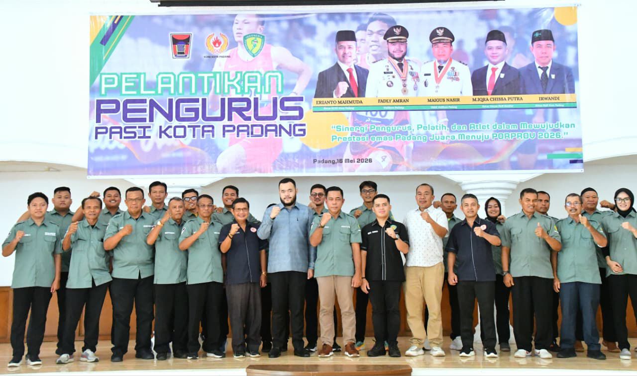 Resmi Dilantik, Irwandi Pimpin PASI Kota Padang Periode 2025-2029