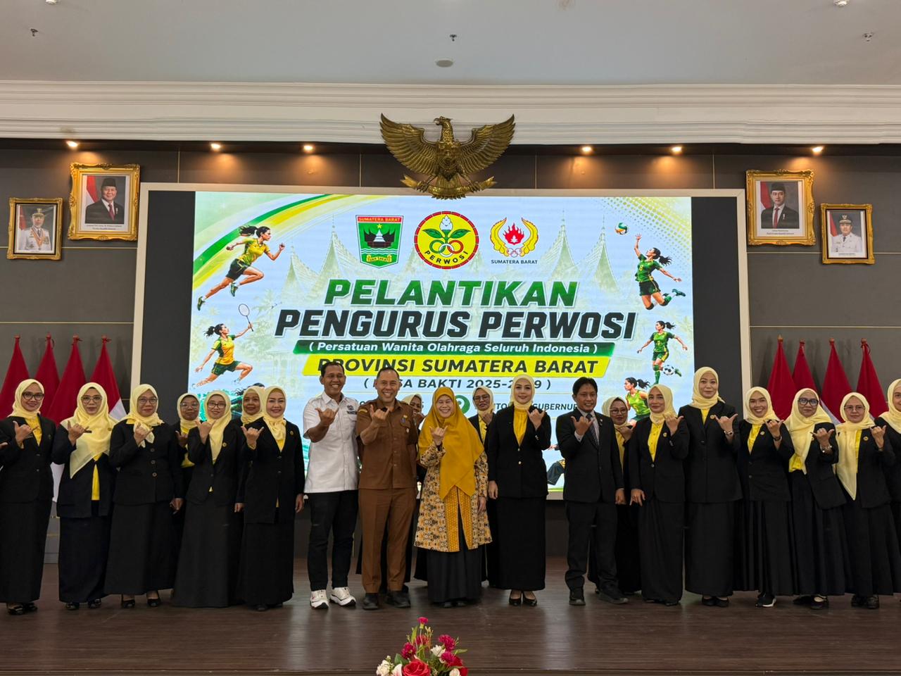 Perwosi Sumbar Dilantik, Target Bangkitkan Prestasi Atlet Perempuan di PON NTT-NTB