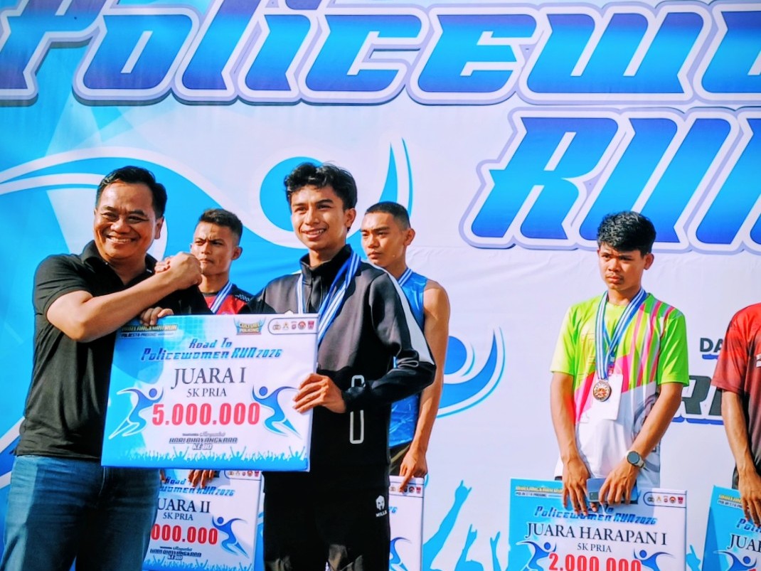 Gaungan Hidup Sehat, 1.000 Pelari Padati Road to Police Women Run 2026 di Padang