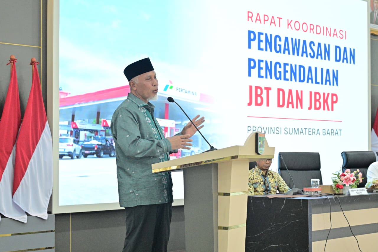 Gubernur Mahyeldi Minta Seluruh Daerah di Sumbar Bentuk Satgas Pengawasan BBM Subsidi