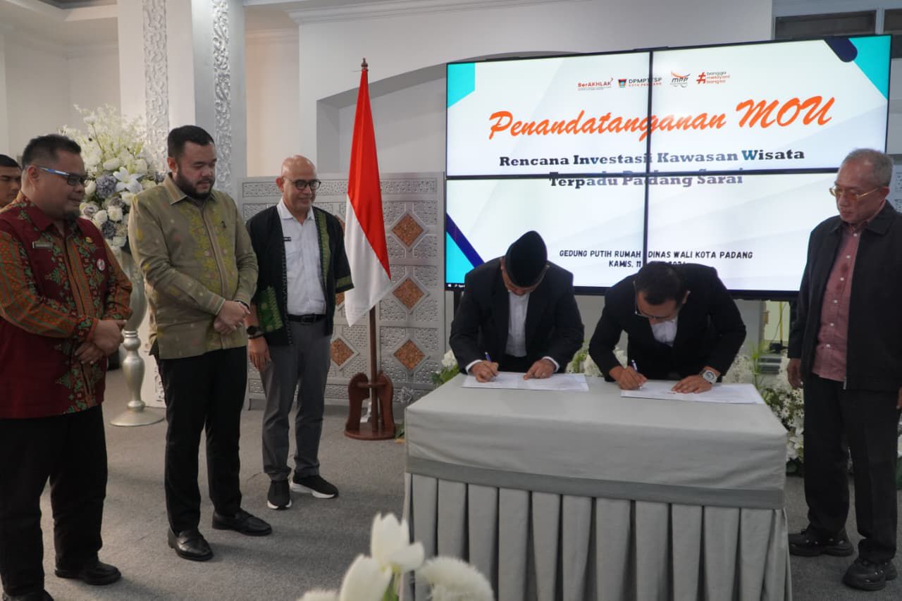Sejumlah Perusahaan Komit Tanam Investasi Rp2,2 Triliun Kembangkan Kawasan Wisata Terpadu Padang Sarai