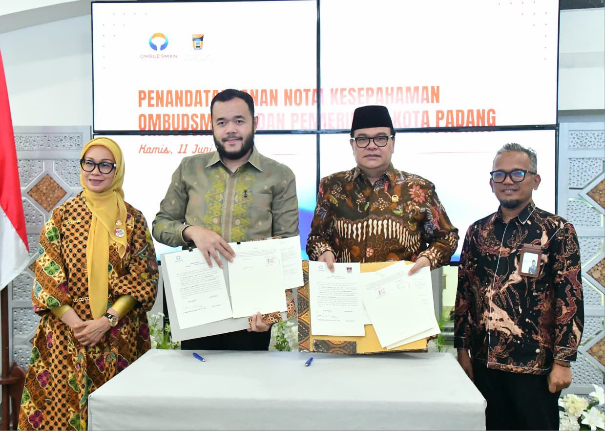 Pemko Padang Gandeng Ombudsman Perkuat Kualitas Pelayanan Publik
