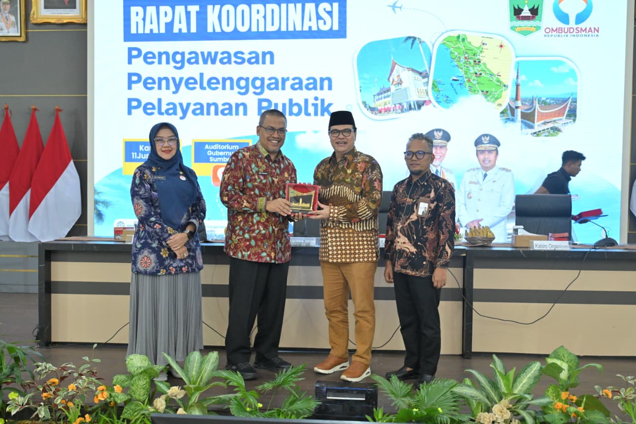 Pelayanan Publik Berkualitas, Pemprov Sumbar Perkuat Sinergi dengan Ombudsman
