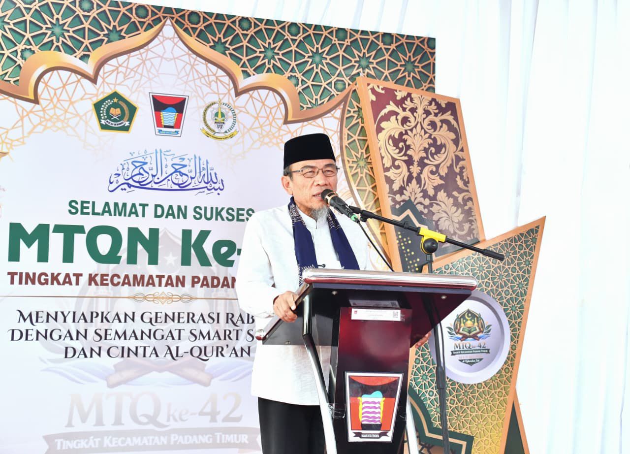 Buka MTQN Padang Timur, Maigus Nasir Dorong Lahirnya Generasi Qurani Lewat Smart Surau