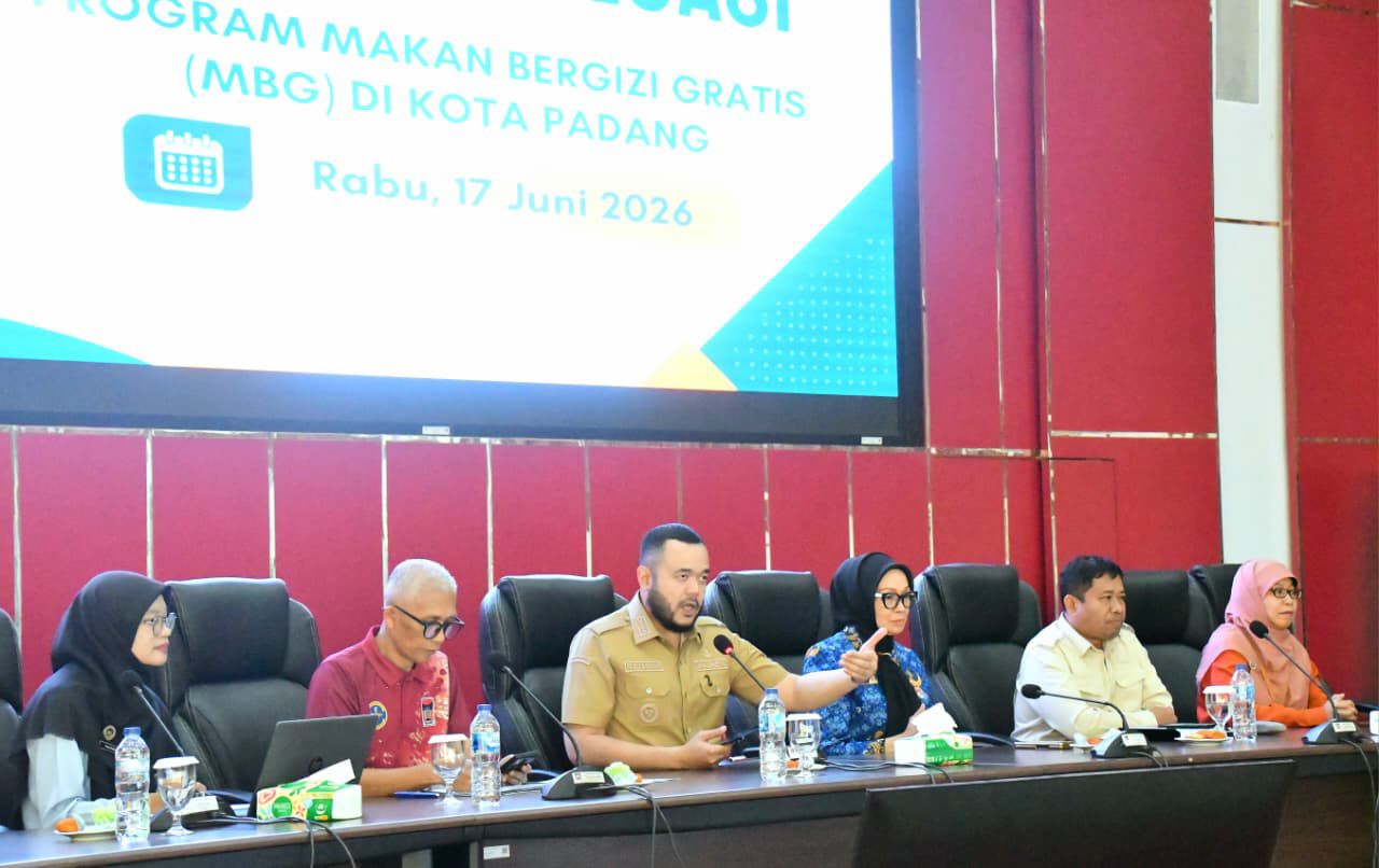 Evaluasi Program MBG, Wako Padang: Pengembangan SPPG Harus Sesuai Aturan