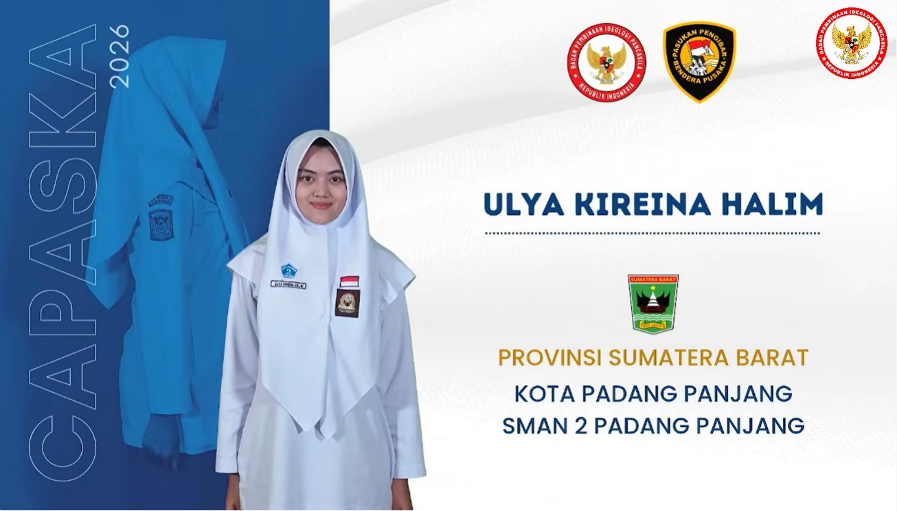 Pelajar dari Agam dan Padang Panjang Wakili Sumbar di Paskibraka Nasional 2026