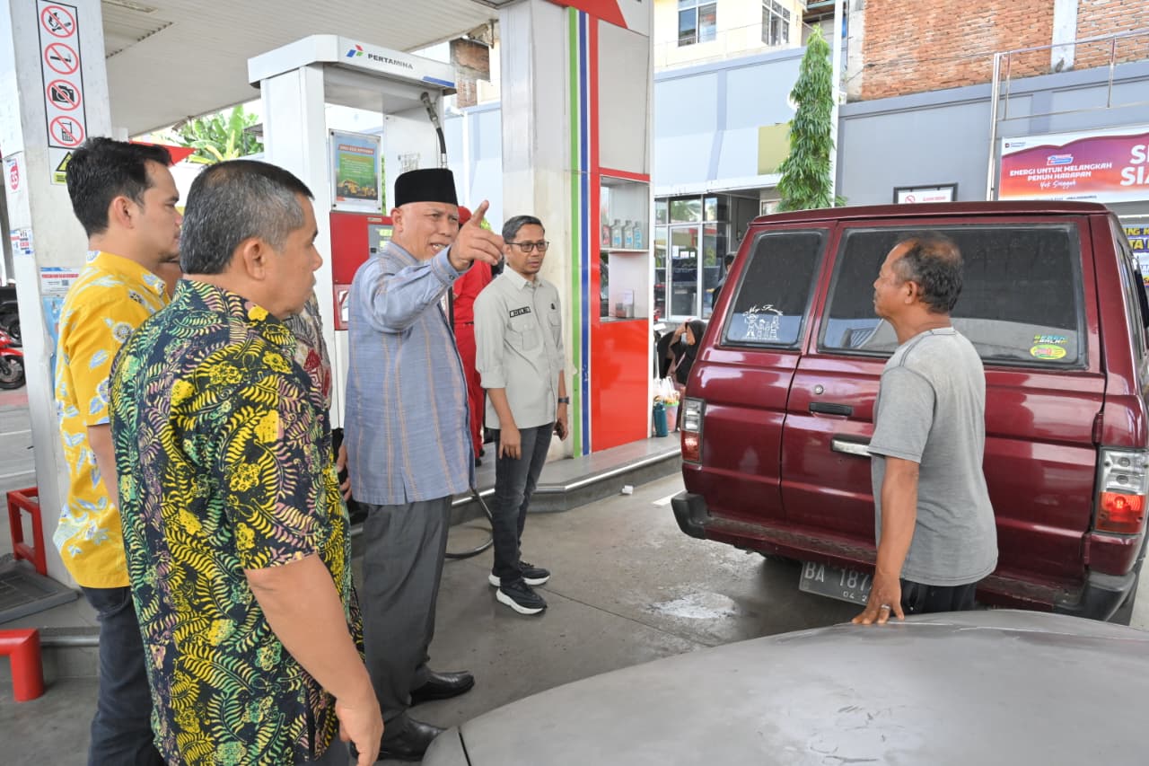 Sidak SPBU, Pemprov Sumbar Temukan Indikasi Transaksi Anomali BBM Subsidi