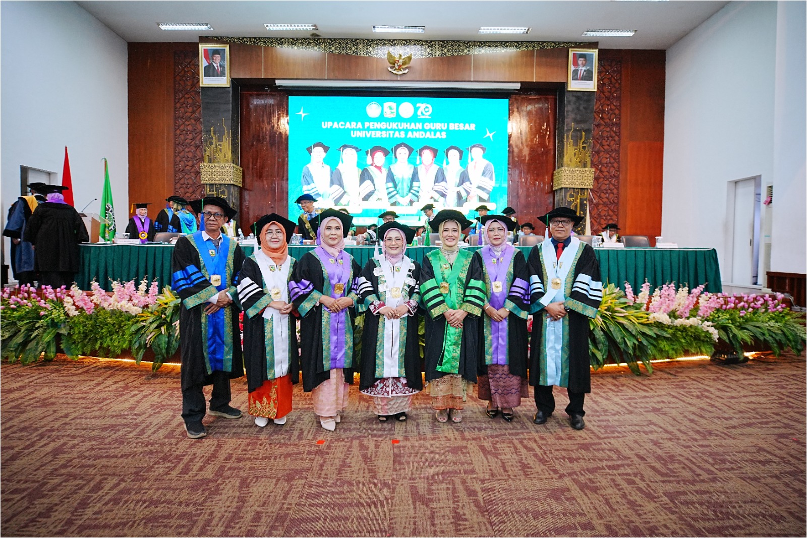 Kukuhkan 7 Guru Besar Baru, Rektor UNAND Dorong Lahirkan Inovasi yang Bisa Diimplementasikan