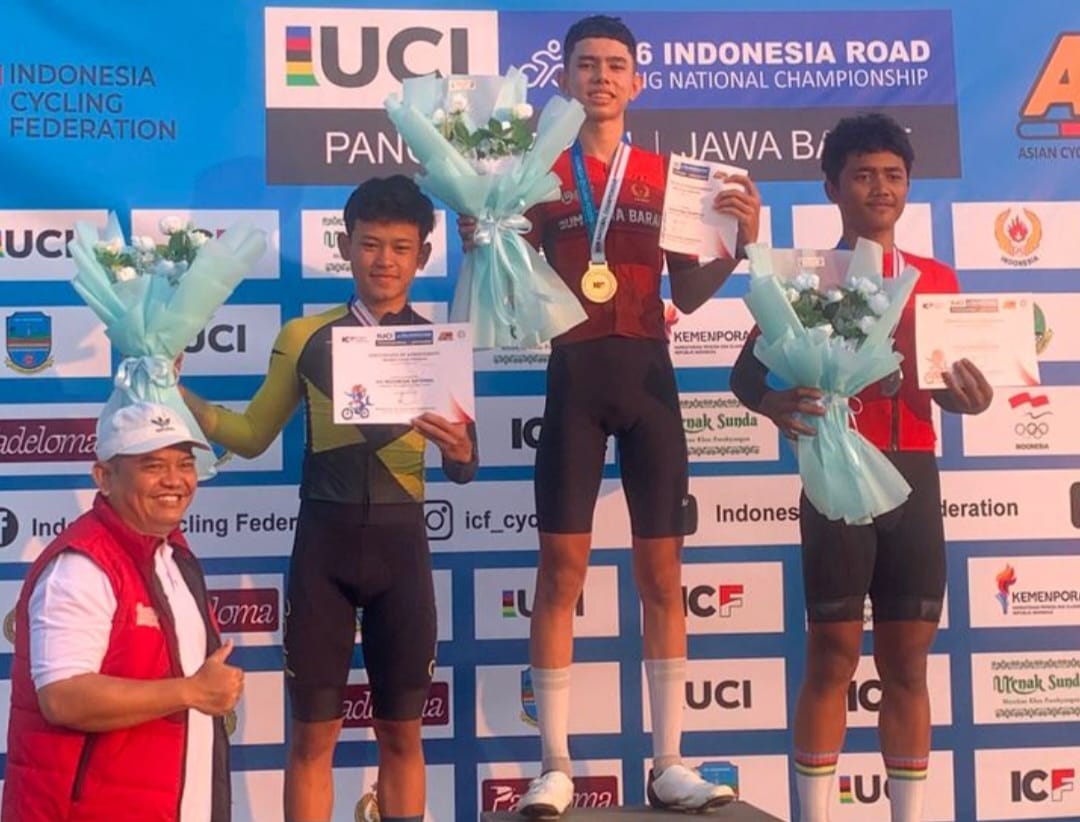 Kontingen Balap Sepeda Sumbar Raih Satu Emas dan Dua Perak di Kejurnas ICF Pangandaran 2026