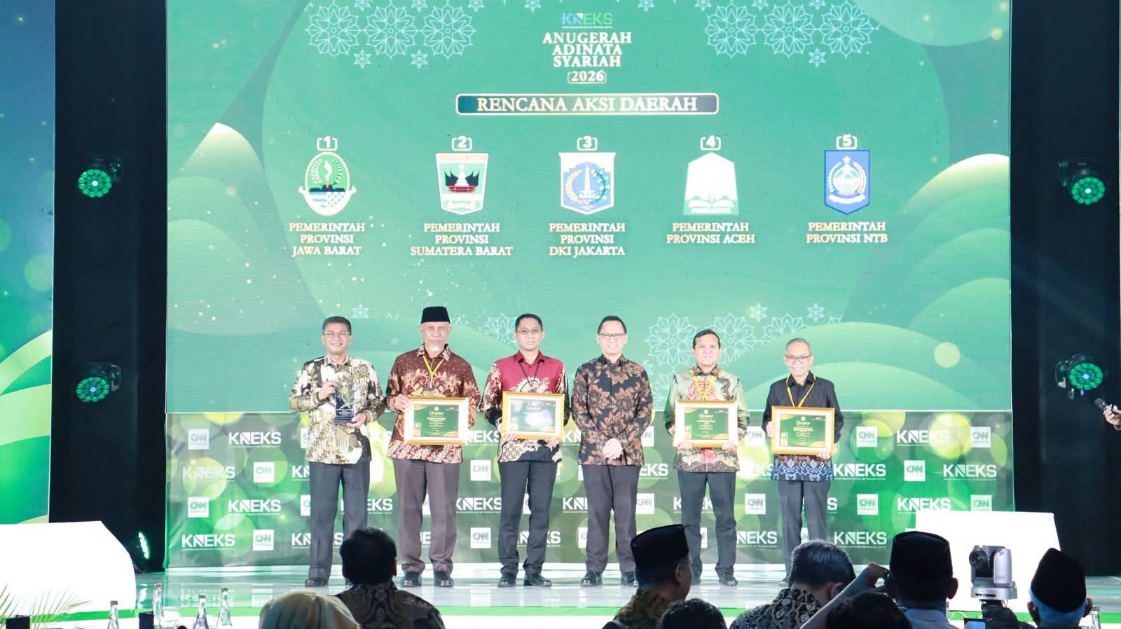Konsisten Kembangkan Ekonomi Syariah, Sumbar Raih Prestasi di Ajang Adinata Syariah 2026