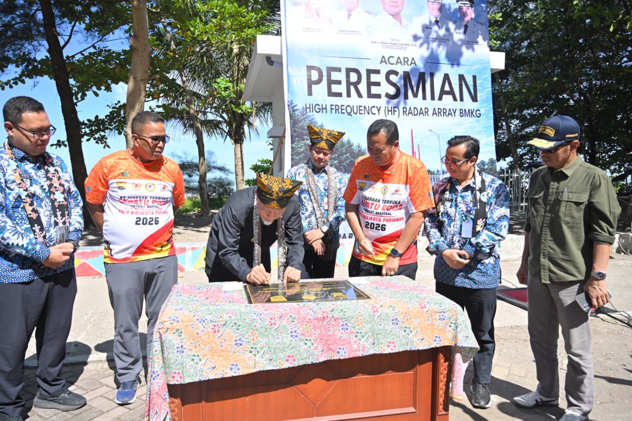 BMKG Resmikan HF Radar di Pariaman, Perkuat Mitigasi Bencana dan Keselamatan Masyarakat Pesisir
