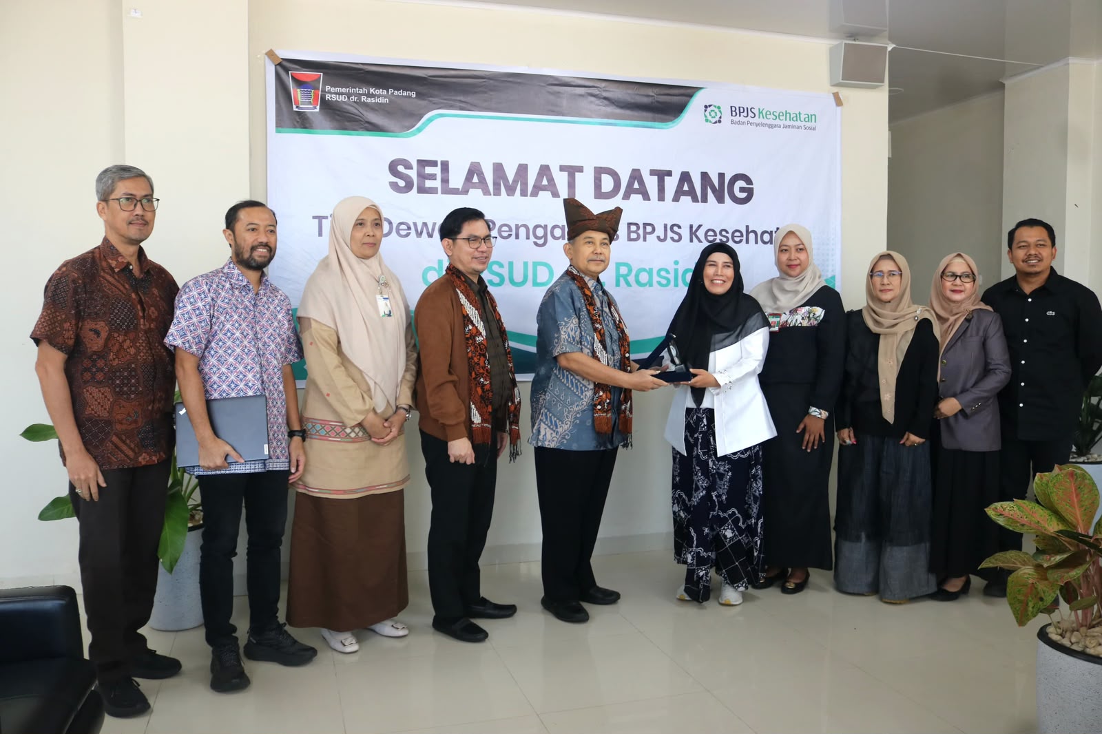 Dewas BPJS Kesehatan Tinjau RSUD Rasidin, Evaluasi Pelaksanaan Program Rujuk Balik