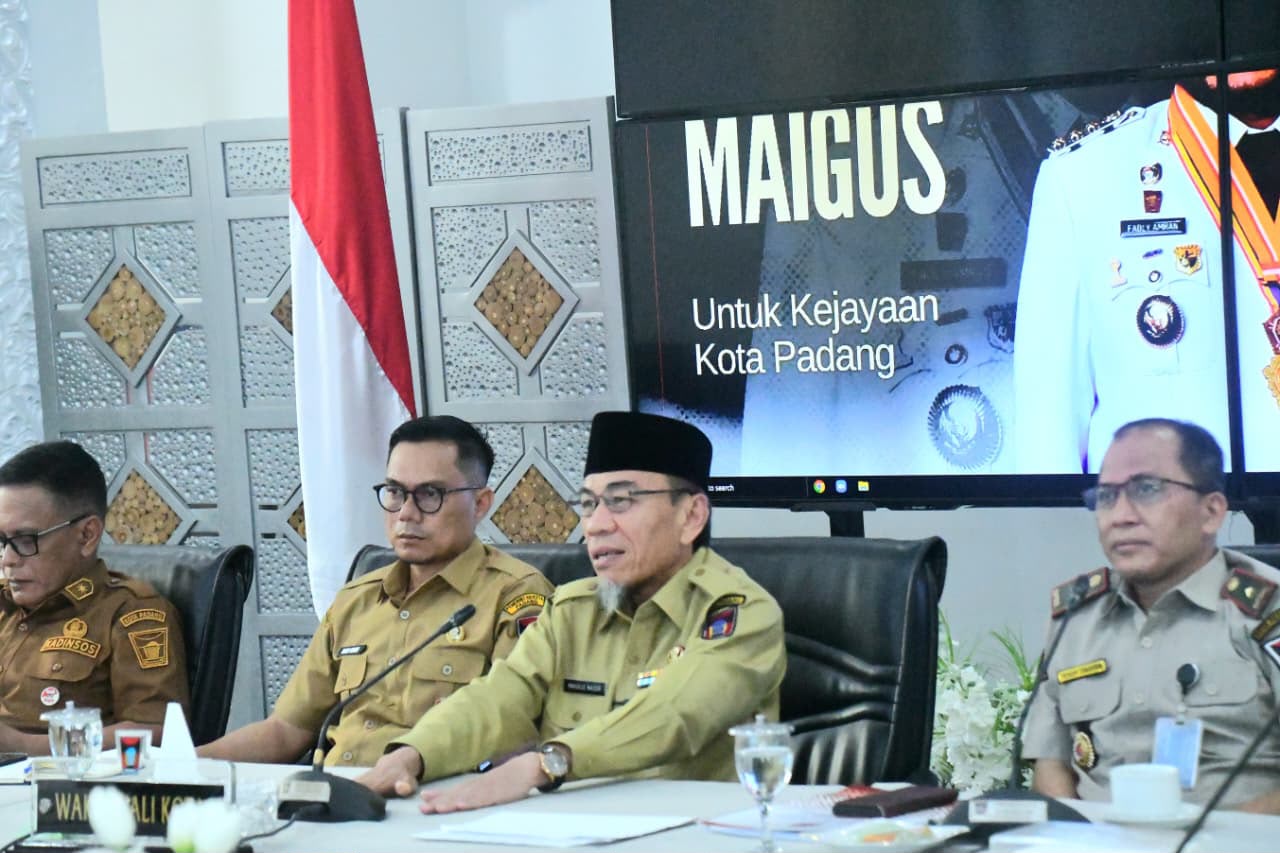 Wawako Padang Rapat Bersama BNPB, Bahas Bantuan Stimulan Rumah Rusak dan Percepatan Pembangunan Huntap