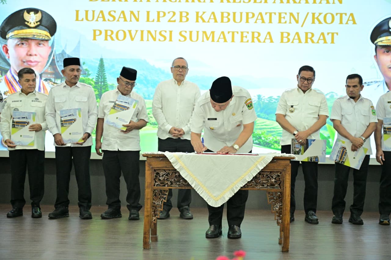 Swasembada Pangan, Pemprov Sumbar Tetapkan Lebih 166 Ribu Hektare Lahan Pertanian Berkelanjutan